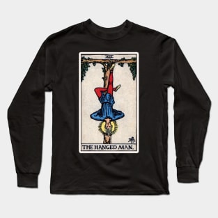 XII. The Hanged Man Tarot Card Long Sleeve T-Shirt